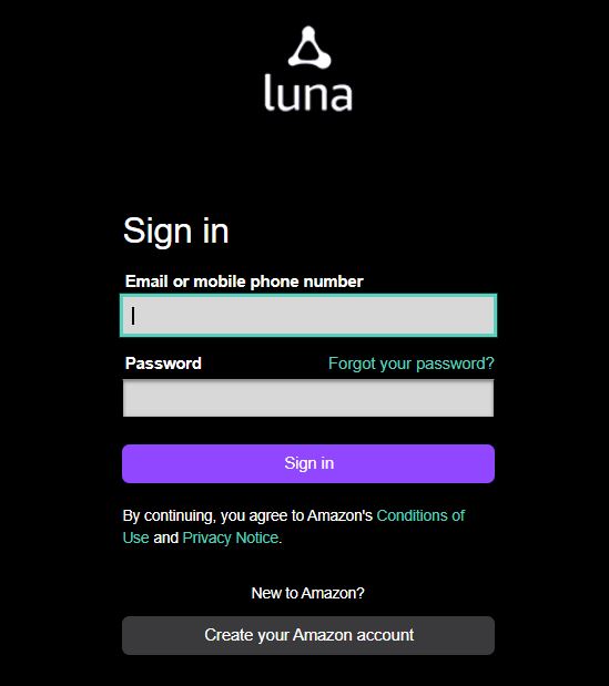 Sign In with Luna