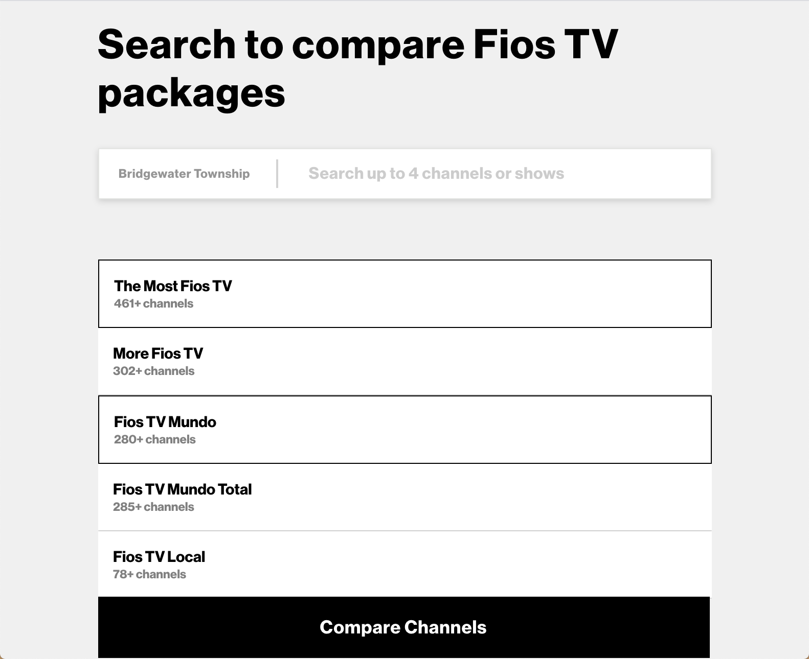 Find Channels on Verizon Fios