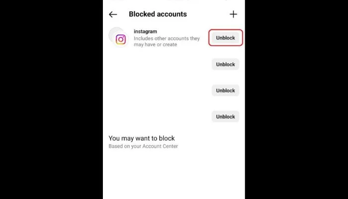 Unblock Profile on Threads