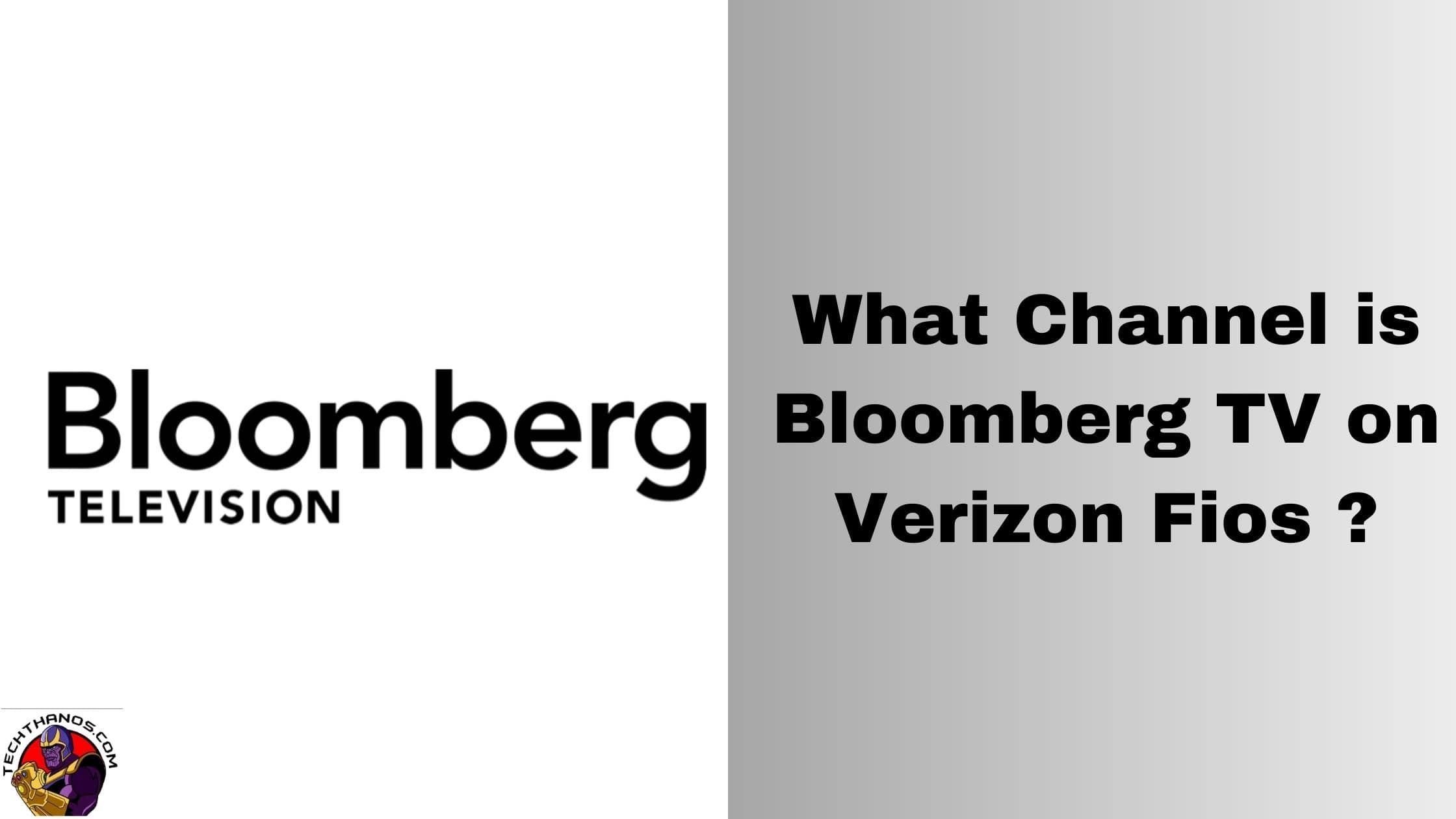 Bloomberg TV on Verizon Fios
