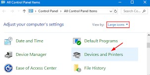 device and printer option