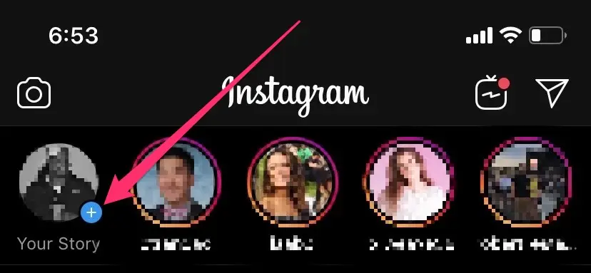 Add Story on Instagram