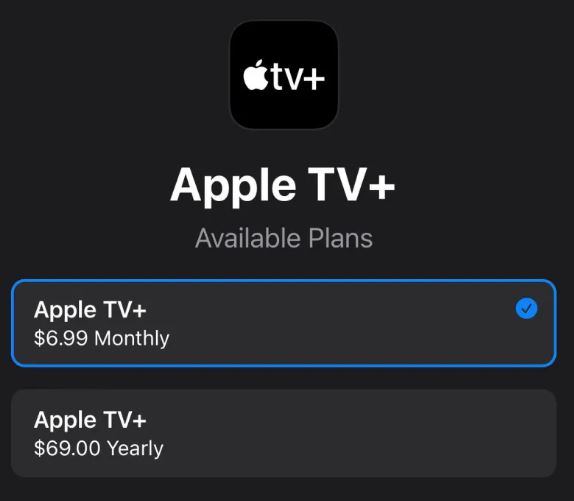 Apple tv plans