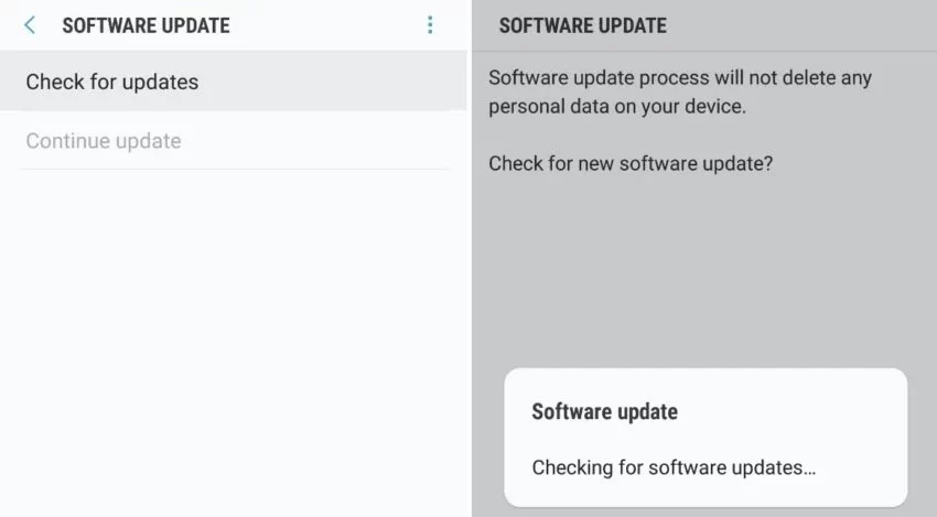 Check for Updates on Android