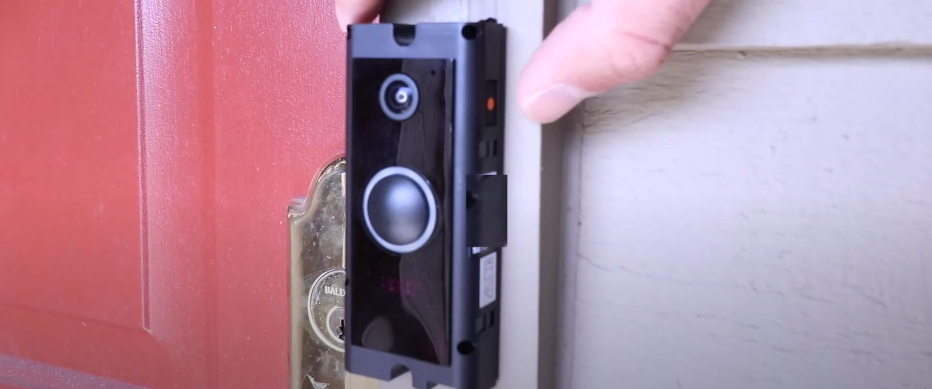 Click restart Button on Ring device