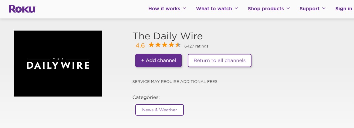 Daily Wire on Roku
