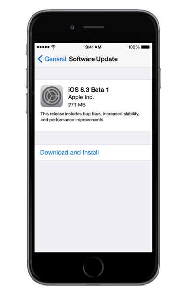 Download iOS Update