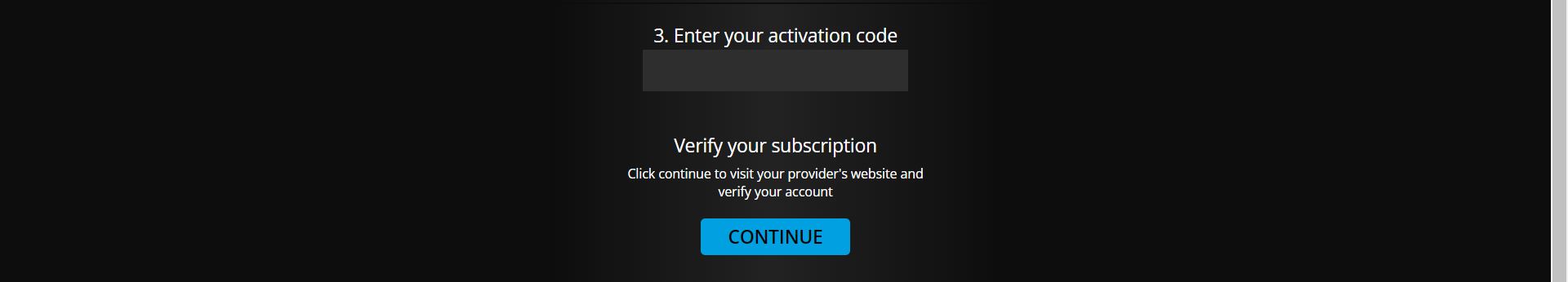 Enter Activation Code on Roku