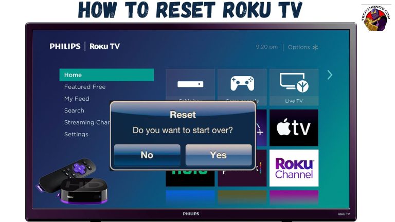 How to Reset Roku TV