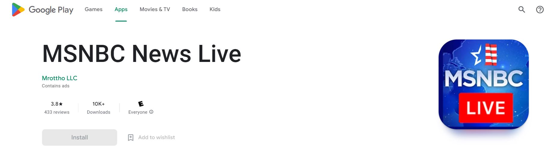MSNBC News Live on Google Play Store