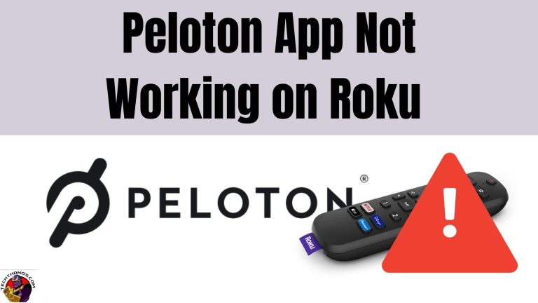 Peloton App Not Working on Roku