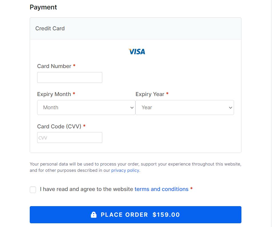 Place Order on Falcon IPTV