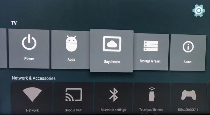Smart TV Setting Option