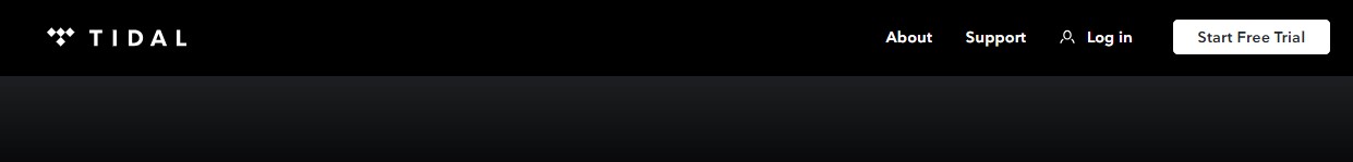 Tidal Free trial Option