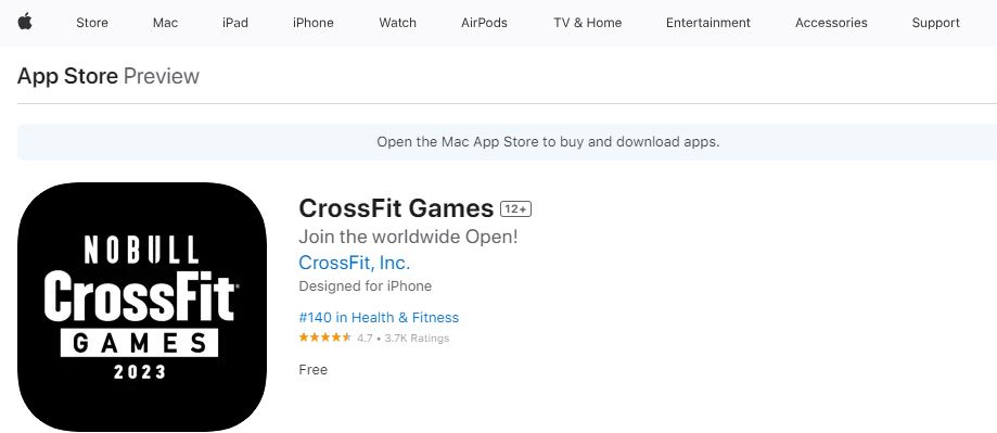 How to Install the Crossfit Games App 