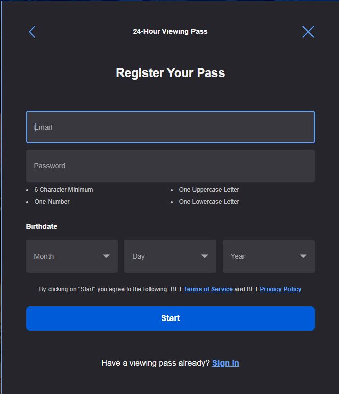 Stellar Awards on BET - Sign up BET App 
