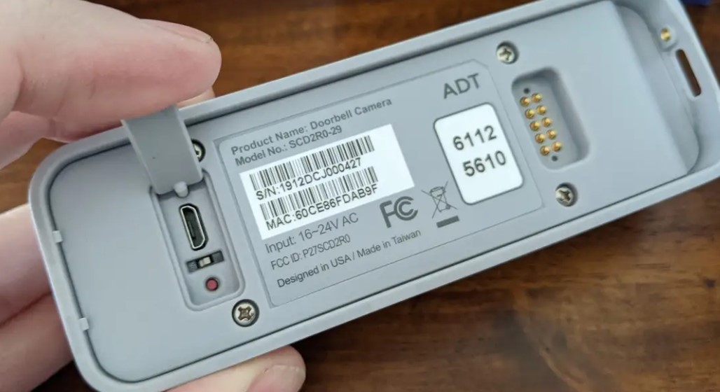 ADT Doorbell Blinking Red