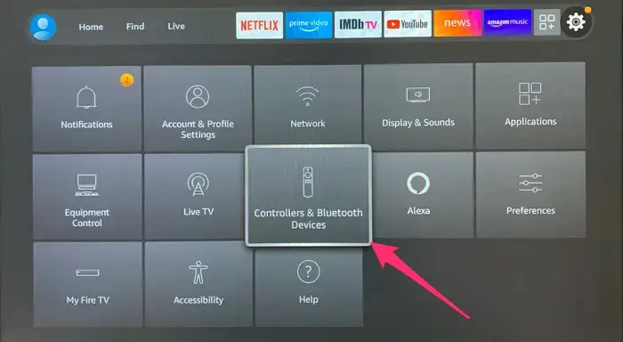 Controllers and Bluetooth Devices on Firestick