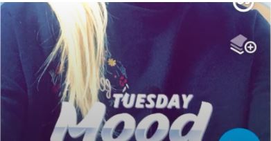 Filter Icon on Snapchat