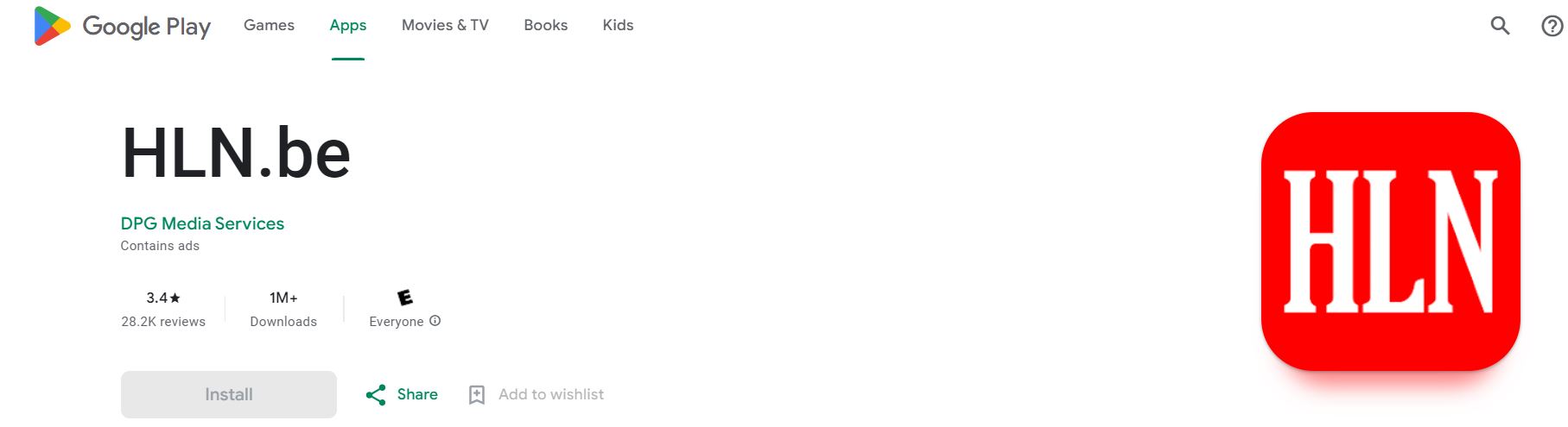 HLN App on Google Play Store