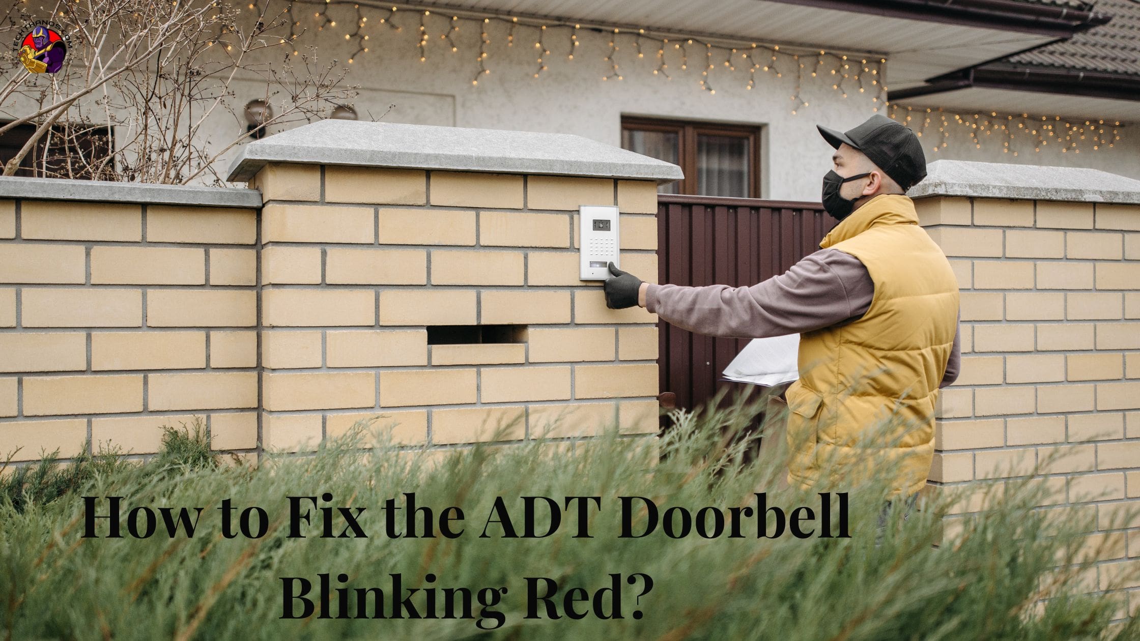 How to Fix the ADT Doorbell Blinking Red
