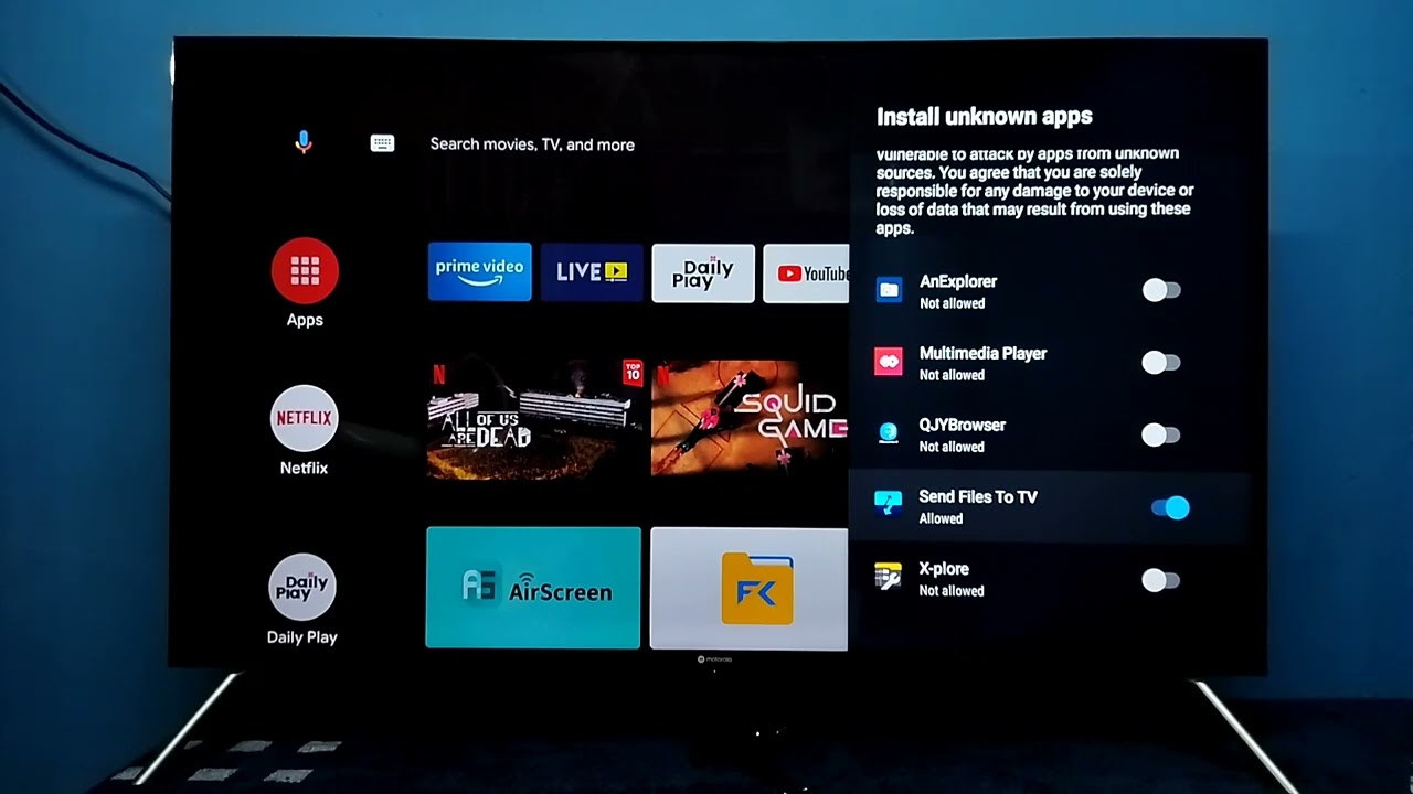 Install Unknown Apps on Android TV