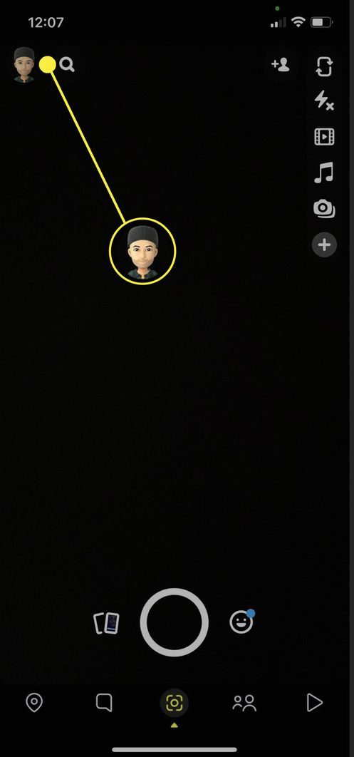 Profile Icon on Snapchat