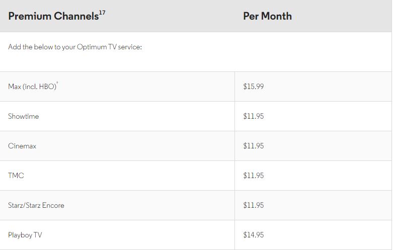 Suddenlink packages
