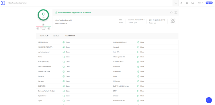 Voodoo Streams IPTV Safe