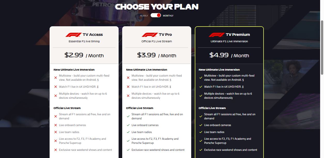 F1TV for Samsung TV -2025 