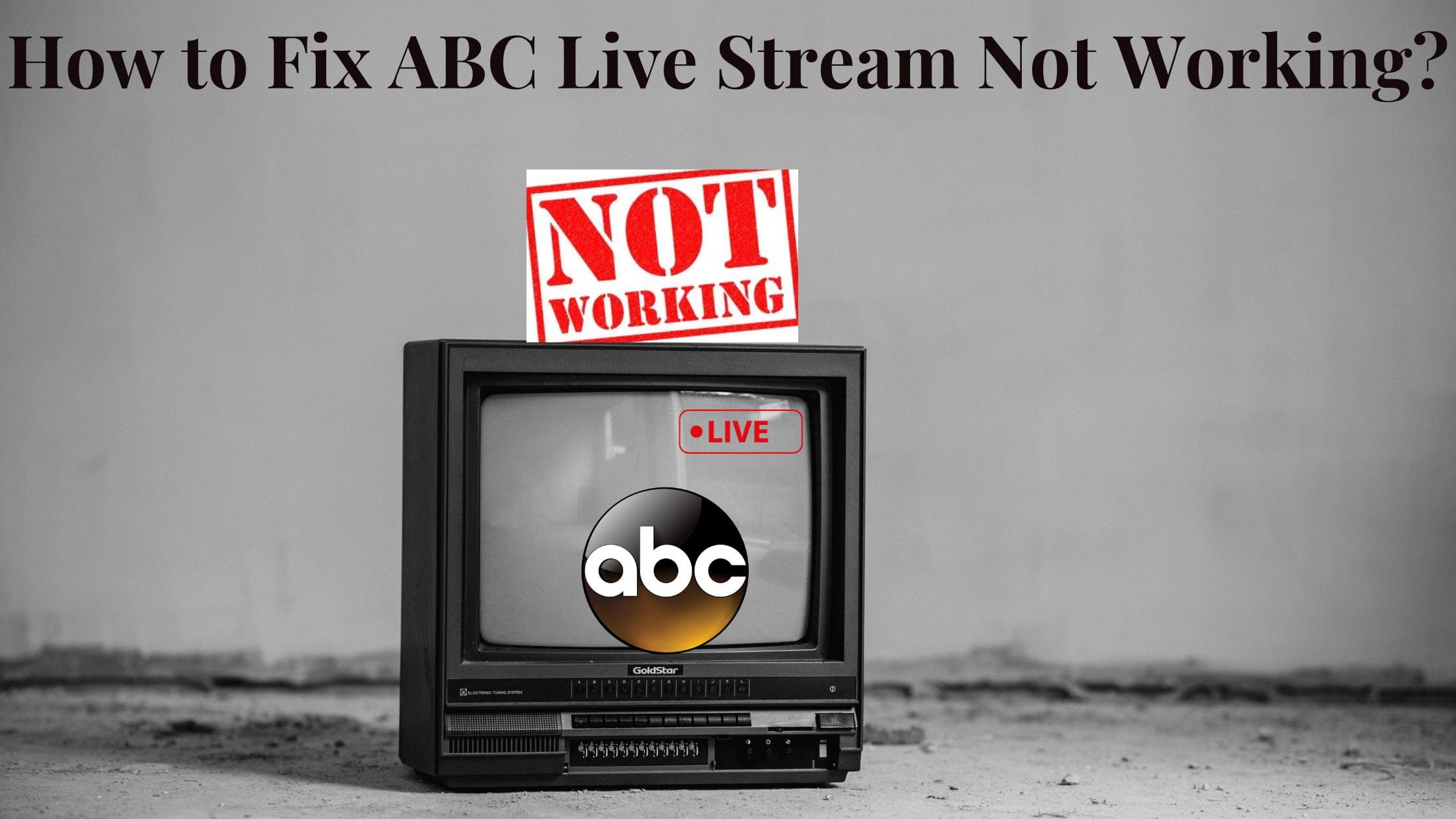 How to Fix ABC Live Stream Not Working