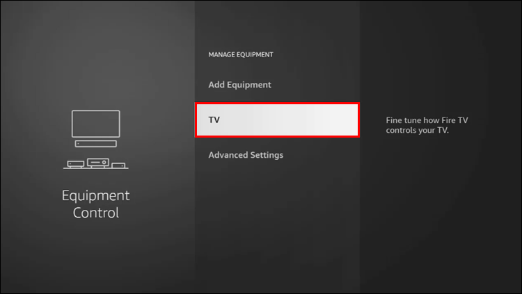 TV option on Firestick