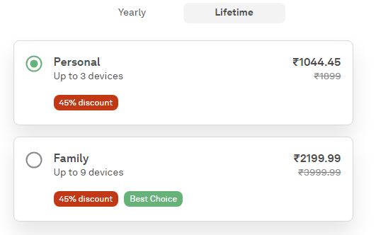 Adblock for android- Adguard pricing details 