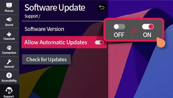 what causes vertical lines on tv screen