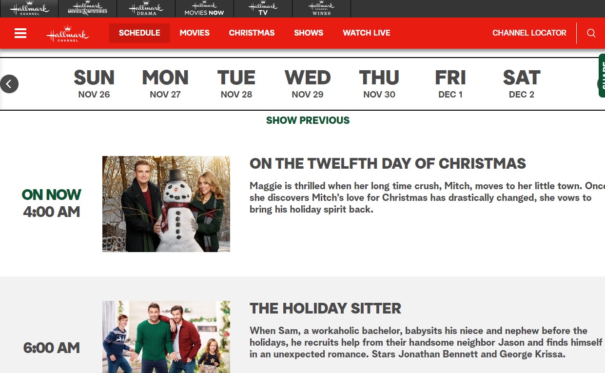 Christmas Movies - How to Watch Hallmark Movies in Canada
