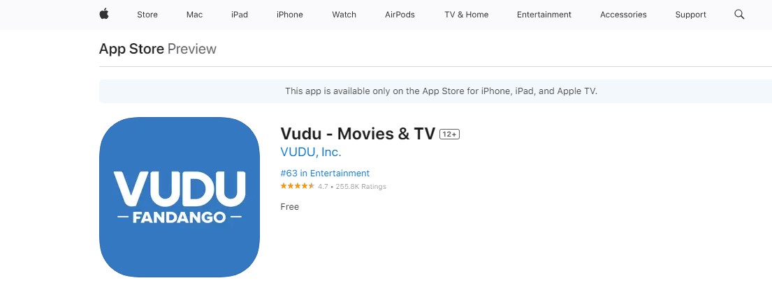 FandangoNOW on Apple TV