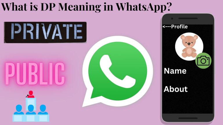 What is DP Meaning in WhatsApp