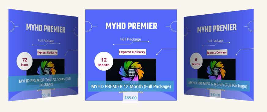 How much is the MyHD IPTV Subscription?
