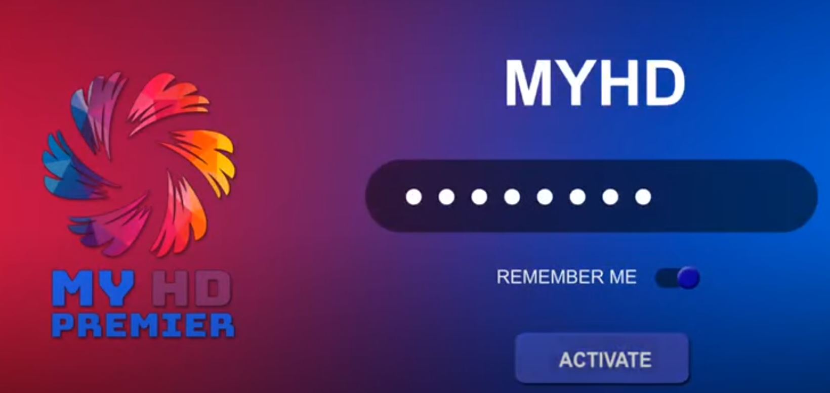 MyHD IPTV Activation Code