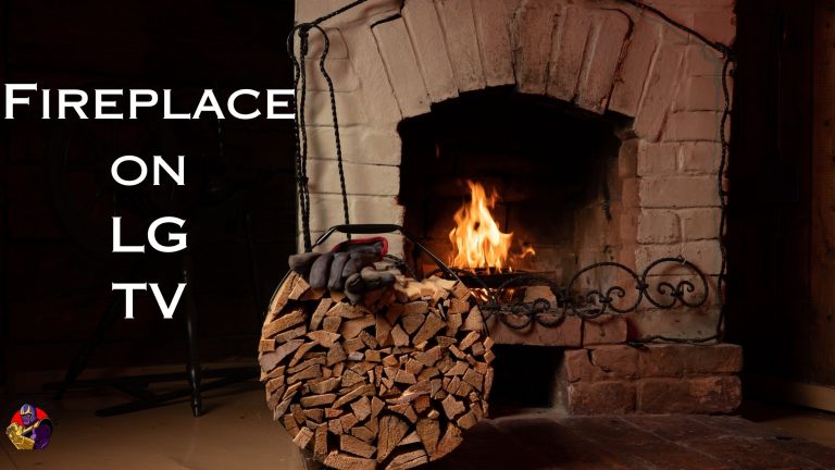 Fireplace on LG TV