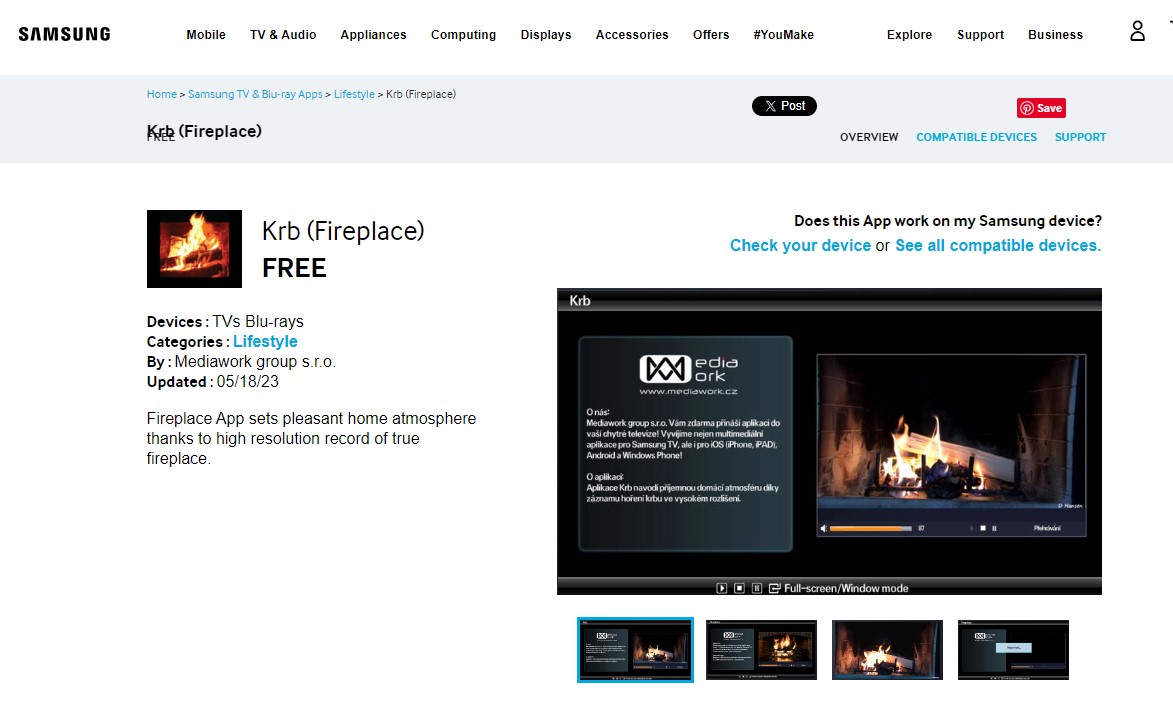 How to Get Fireplace on Samsung TV